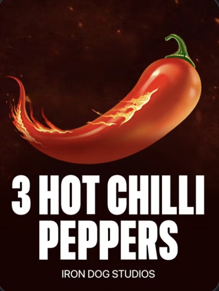 3 hot chilli peppers